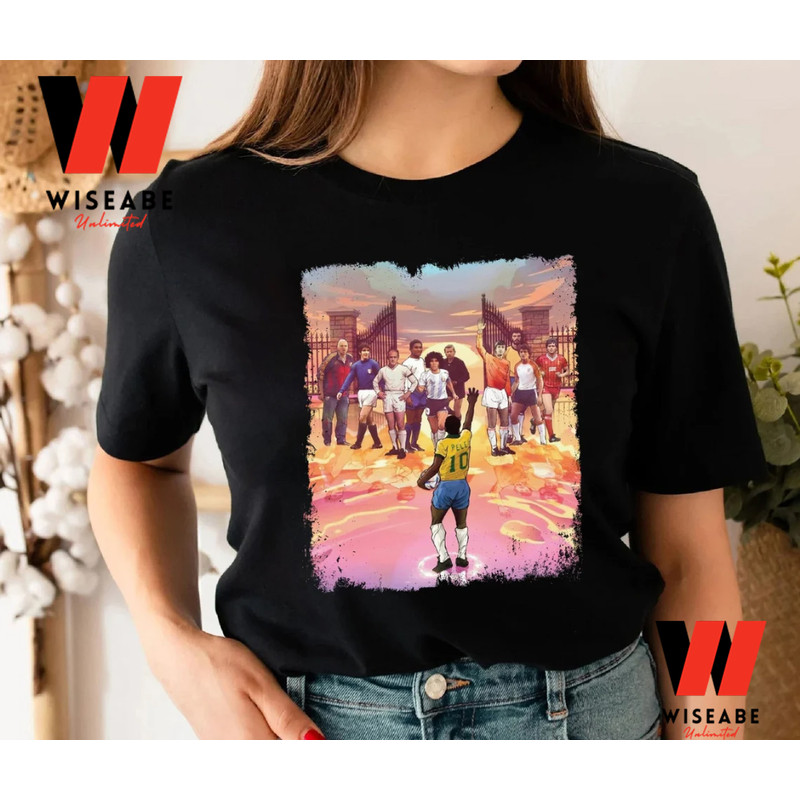 Memorial Brazil Football Legend In The Heaven Pele T Shirtjpg