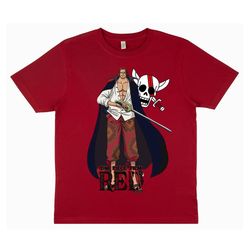 cheap red haired shanks one piece film red shirt