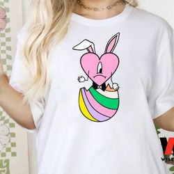 un pascua sin ti heart bunny bad bunny easter shirt, easter gifts for adults