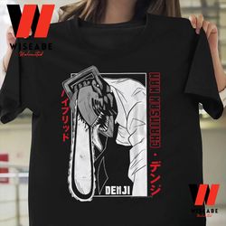 unique anime denji chainsaw man t shirt