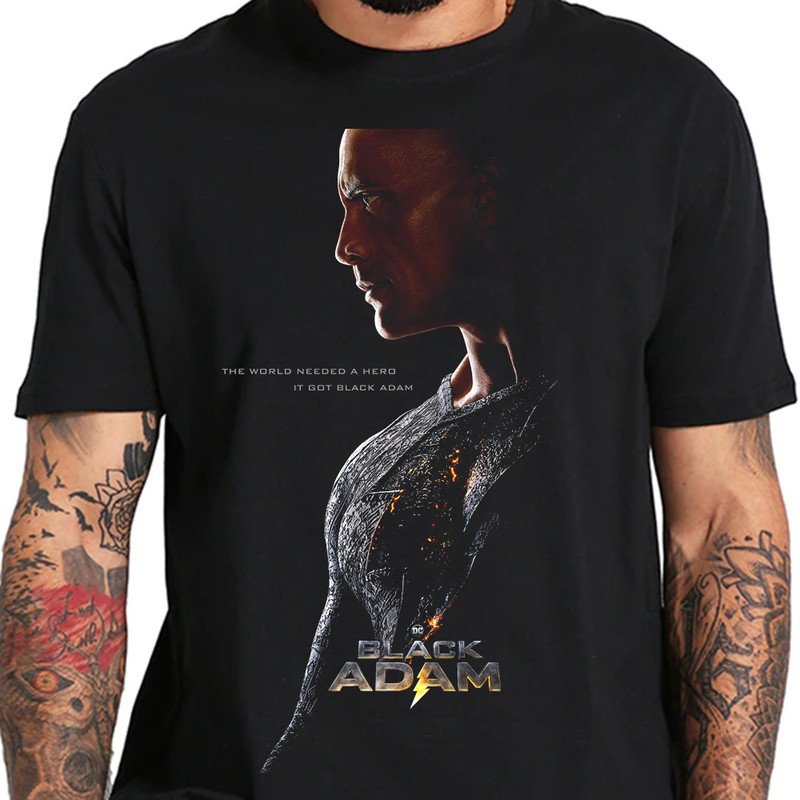 DC Superhero Movie 2022 Black Adam TShirtjpg