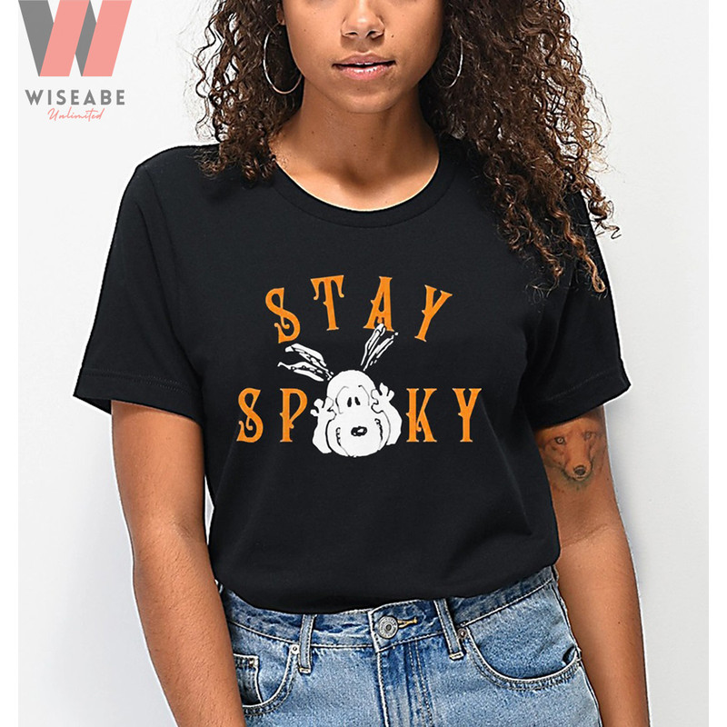 Cheap Stay Spooky Snoopy Peanuts Halloween Shirtjpg