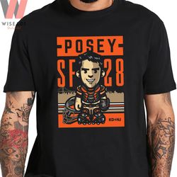 cheap sf giants baseball number 28 buster posey shirt, san francisco giants shirt