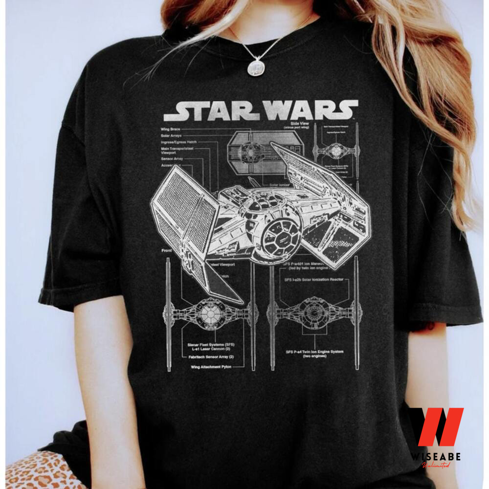 Tie Fighter Structure Star Wars Unisex Shirt Cheap Star Wars Merchandisejpg