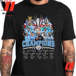 unique manchester city 2023 uefa champions league t shirt, manchester city shirt