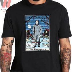 horror the boogey man michael myers tarot card t shirt, halloween shirt