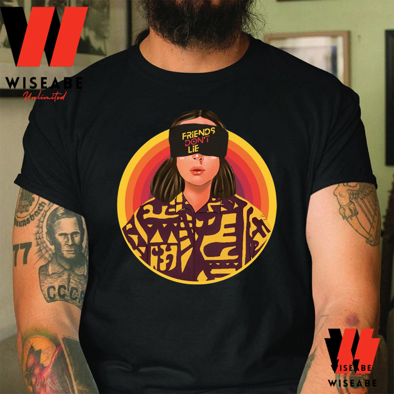 Friends Dont Lie Eleven Stranger Things Womens Shirt Stranger Things Eleven Merchjpg