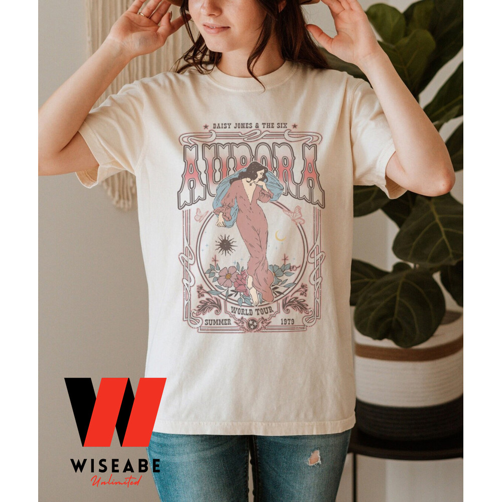 Vintage The Aurora World Tour Daisy Jones And The Six Womens T Shirtjpg