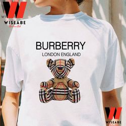 cheap burberry bear t shirt, burberry inspired shirt, special gifts for mom