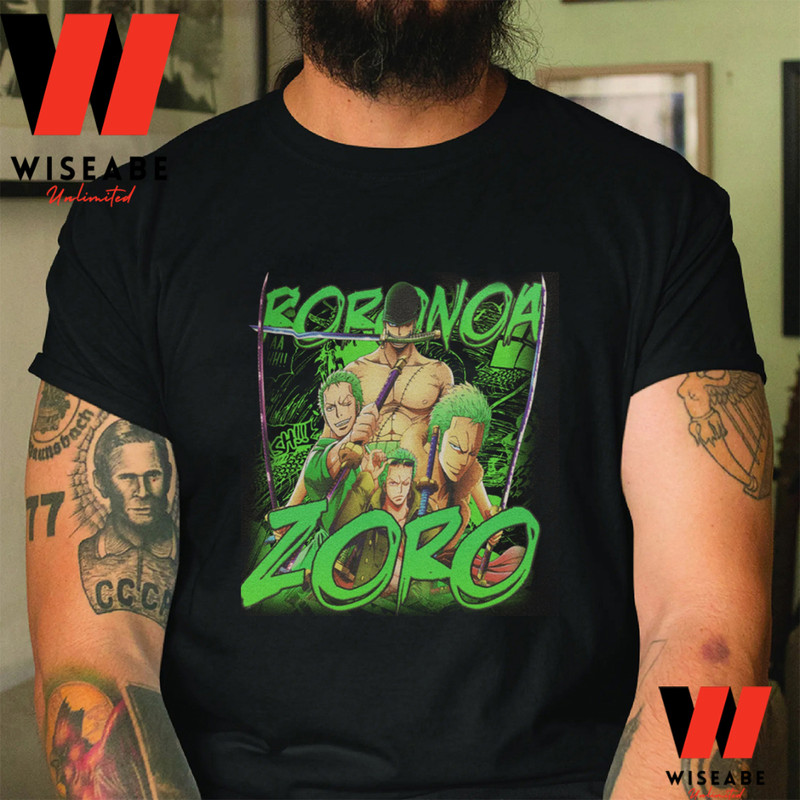 Roronoa Zoro New Word One Piece T Shirt One Piece Merchandisejpg