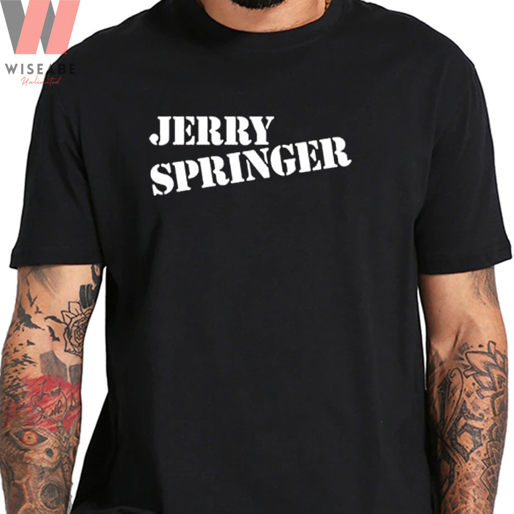 Memorial Jerry Springer T Shirtjpg