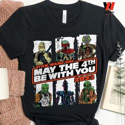 vintage star wars day 2023 may the 4th be with you t shirt, mens star wars shirts