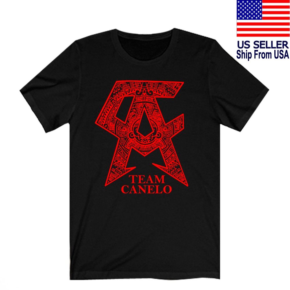 Canelo Alvarez Boxing Team Logo Mens Black TShirt Hoodie  Sweatshirt 0