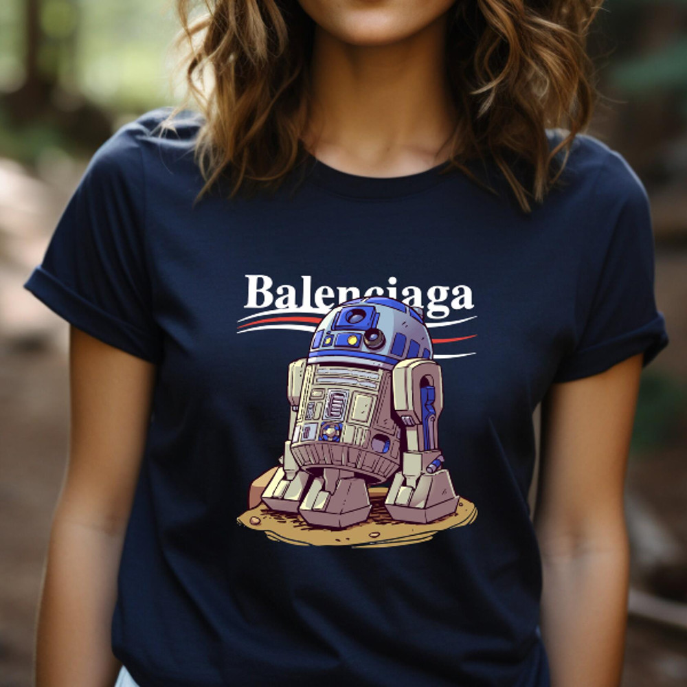 Balenciaga R2D2 Chibi Starwars Fan Gift TShirt05gnavy05gnavyjpg