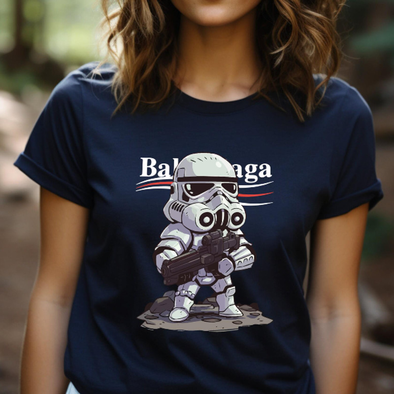 Balenciaga Stormtrooper Chibi Starwars Fan Gift TShirt05gnavy05gnavyjpg