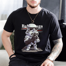 balenciaga stormtrooper chibi starwars fan gift t-shirt