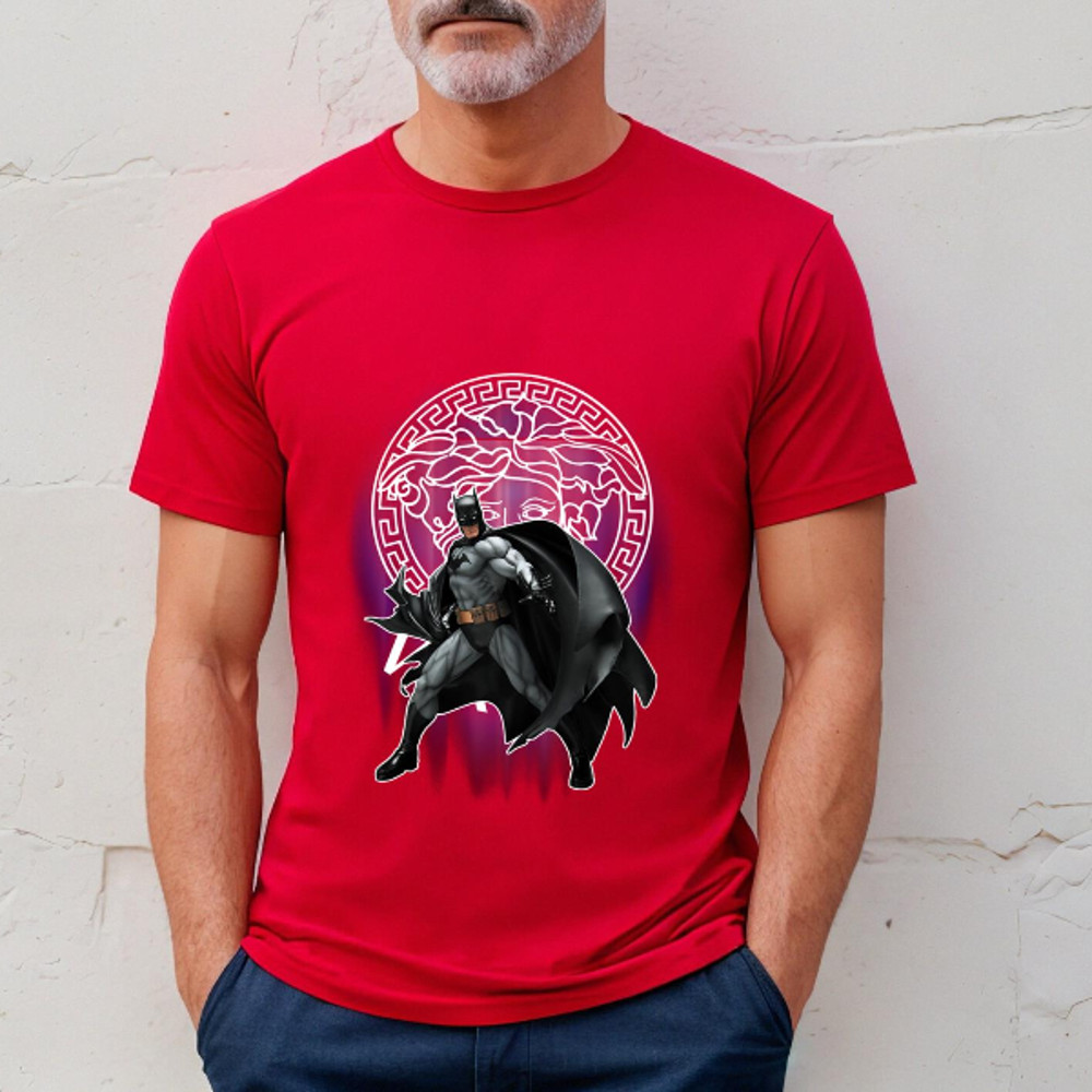 Batman Versace Fan Gift TShirt03red03redjpg