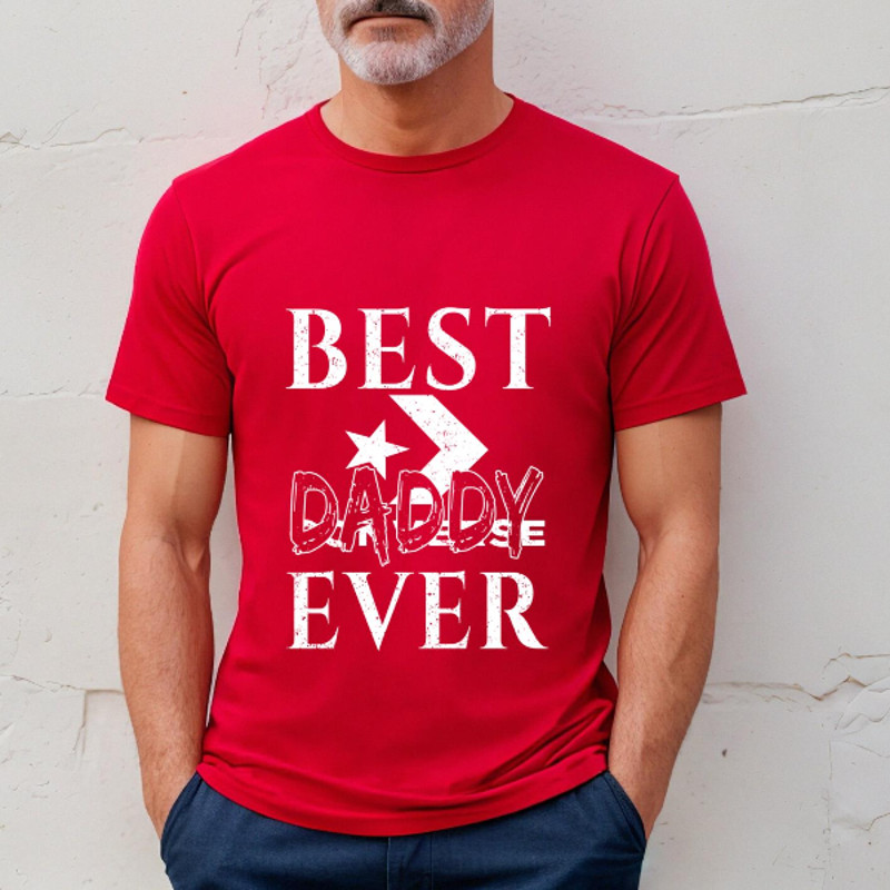 Best Converse Daddy Ever Fathers Day Gift TShirt03red03redjpg