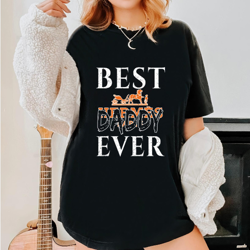 Best Herms Daddy Ever Fathers Day Gift TShirt04gblack04gblackjpg