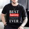 Best Supreme Daddy Ever Fathers Day Gift TShirt01black01blackjpg