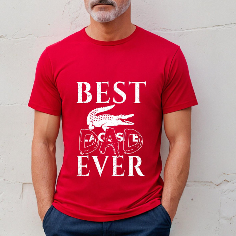 Best Lacoste Dad Ever Fathers Day Gift TShirt03red03redjpg
