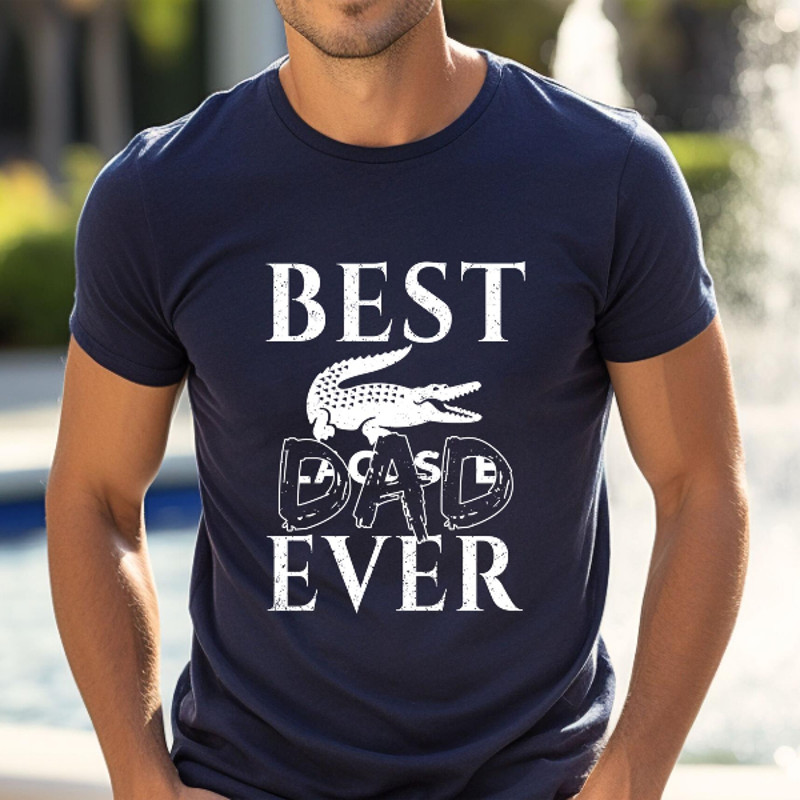 Best Lacoste Dad Ever Fathers Day Gift TShirt02navy02navyjpg