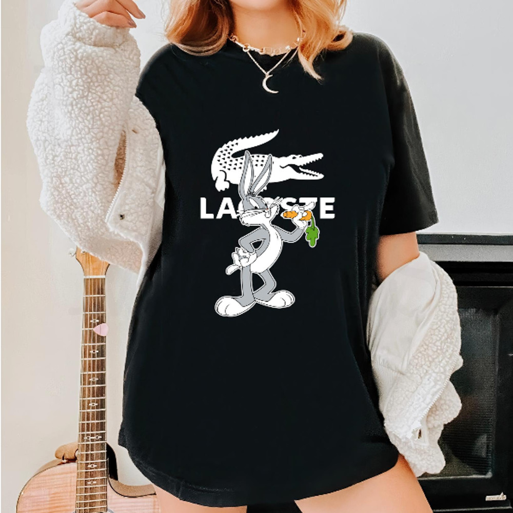 Bugs Bunny Lacoste Fan Gift TShirt04gblack04gblackjpg