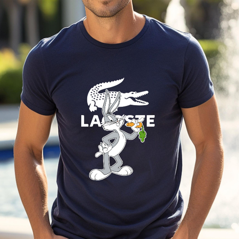 Bugs Bunny Lacoste Fan Gift TShirt02navy02navyjpg