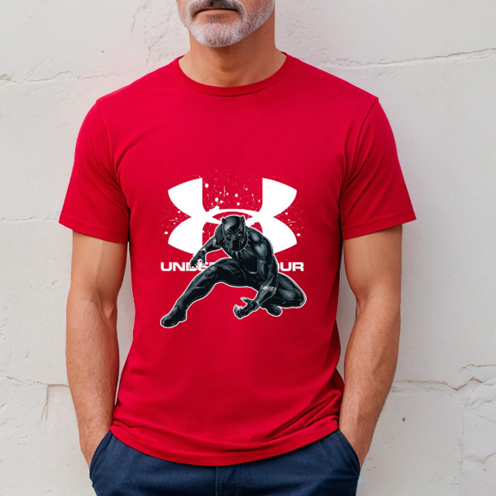 Black Panther Under Armour Fan Gift TShirt03red03redjpg