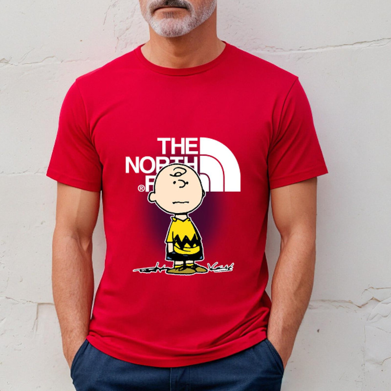 Charlie Brown The North Face Fan Gift TShirt03red03redjpg
