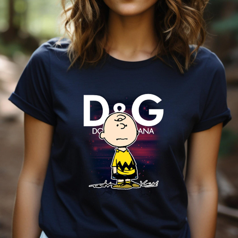 Charlie Brown Dolce Gabbana Fan Gift TShirt05gnavy05gnavyjpg