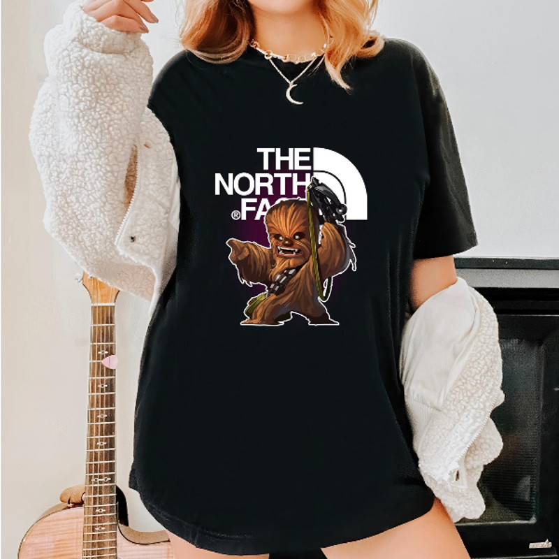 Chewbacca The North Face Fan Gift TShirt04gblack04gblackjpg