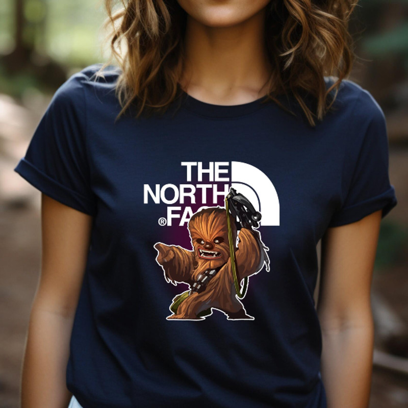 Chewbacca The North Face Fan Gift TShirt05gnavy05gnavyjpg