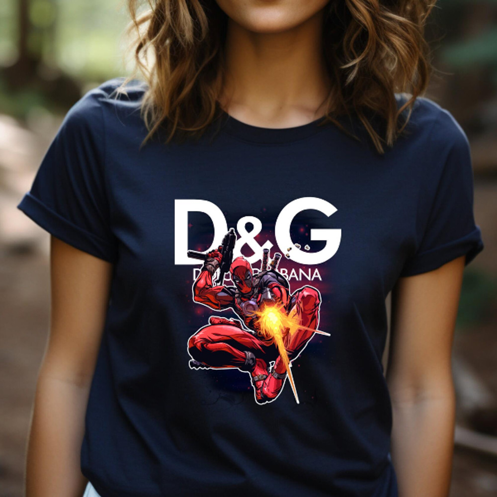 Deadpool Dolce Gabbana Fan Gift TShirt05gnavy05gnavyjpg
