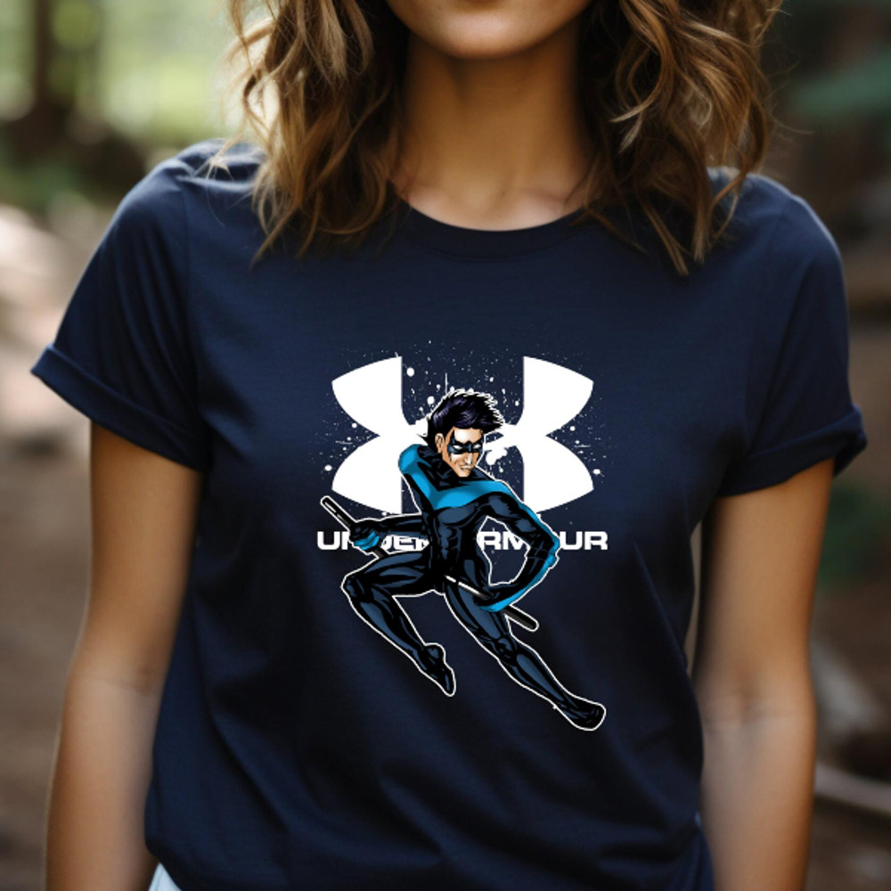 Dick Grayson Nightwing Under Armour Fan Gift TShirt05gnavy05gnavyjpg