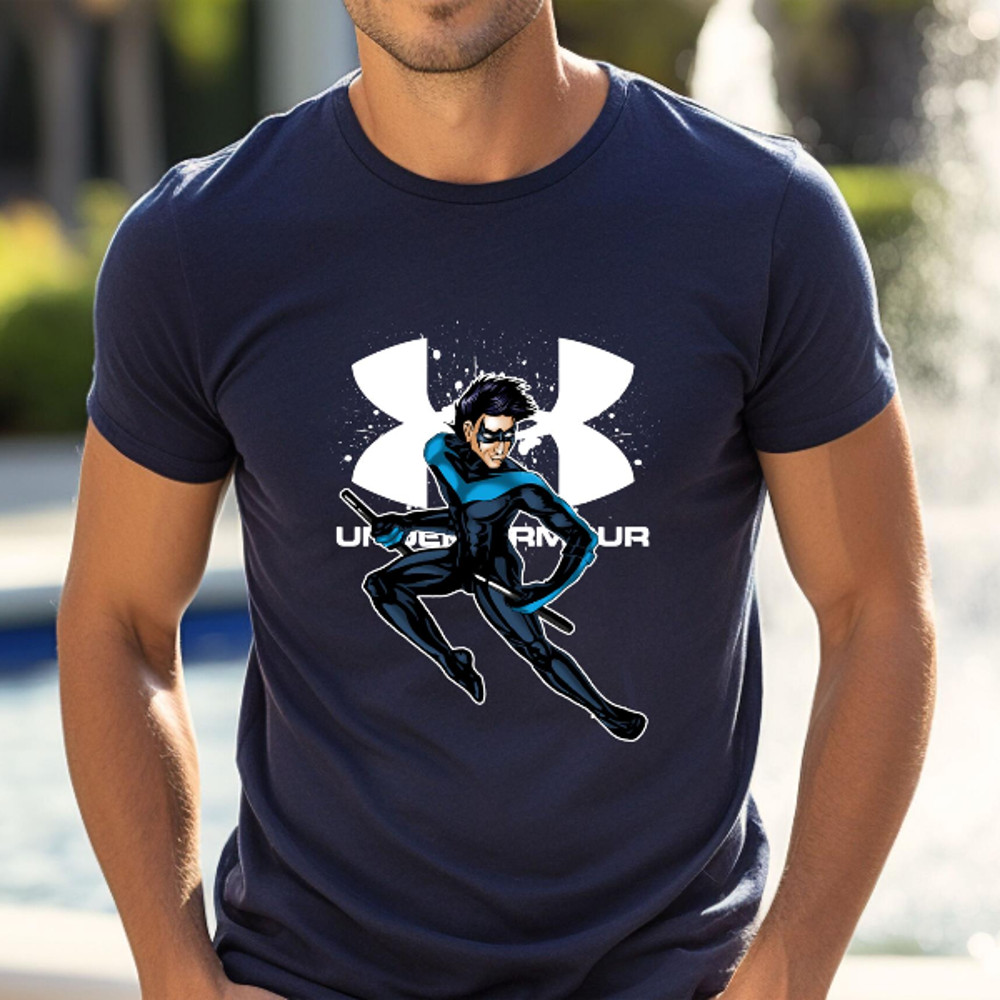 Dick Grayson Nightwing Under Armour Fan Gift TShirt02navy02navyjpg