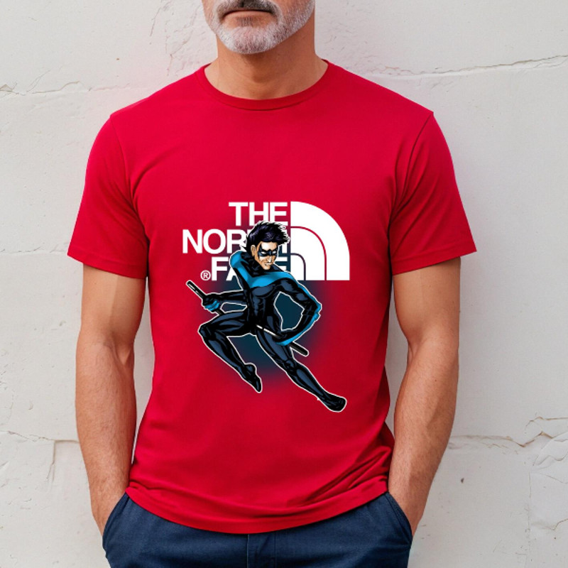 Dick Grayson Nightwing The North Face Fan Gift TShirt03red03redjpg