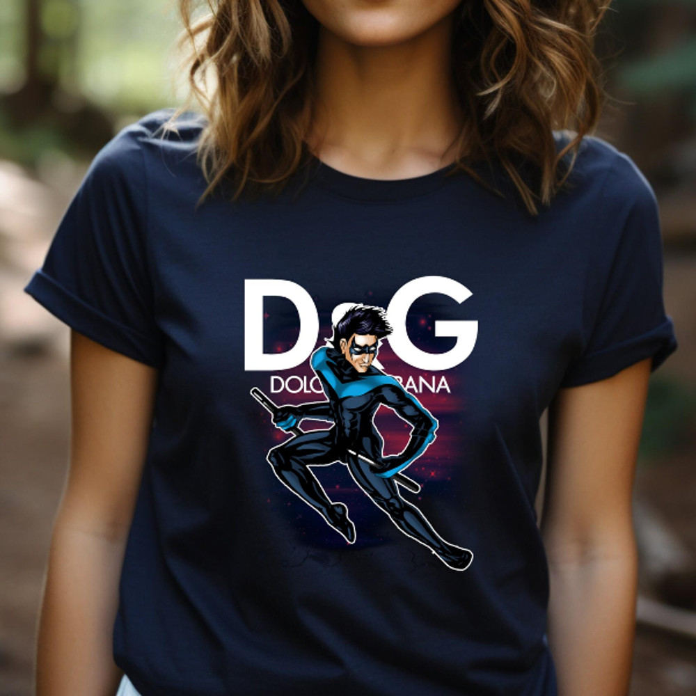 Dick Grayson Nightwing Dolce Gabbana Fan Gift TShirt05gnavy05gnavyjpg