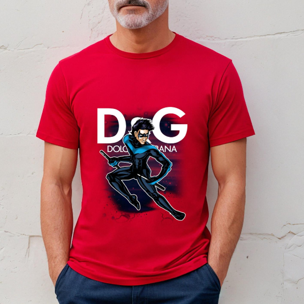 Dick Grayson Nightwing Dolce Gabbana Fan Gift TShirt03red03redjpg