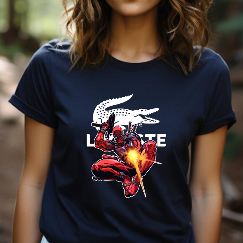Deadpool Lacoste Fan Gift TShirt05gnavy05gnavyjpg