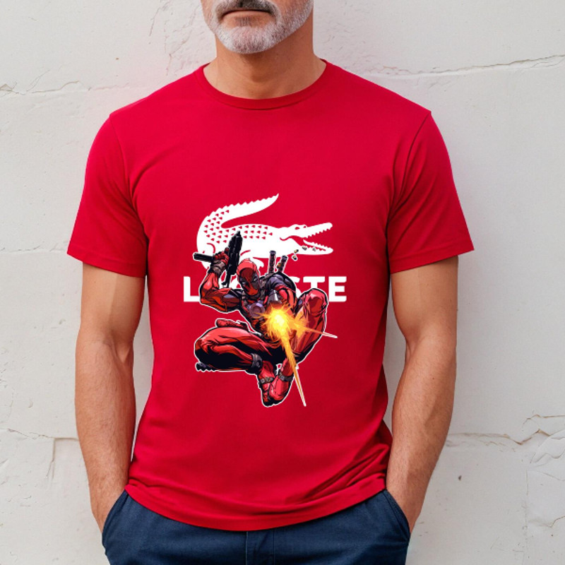 Deadpool Lacoste Fan Gift TShirt03red03redjpg