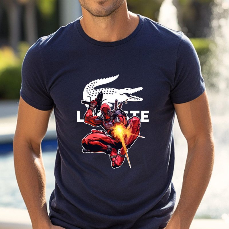 Deadpool Lacoste Fan Gift TShirt02navy02navyjpg