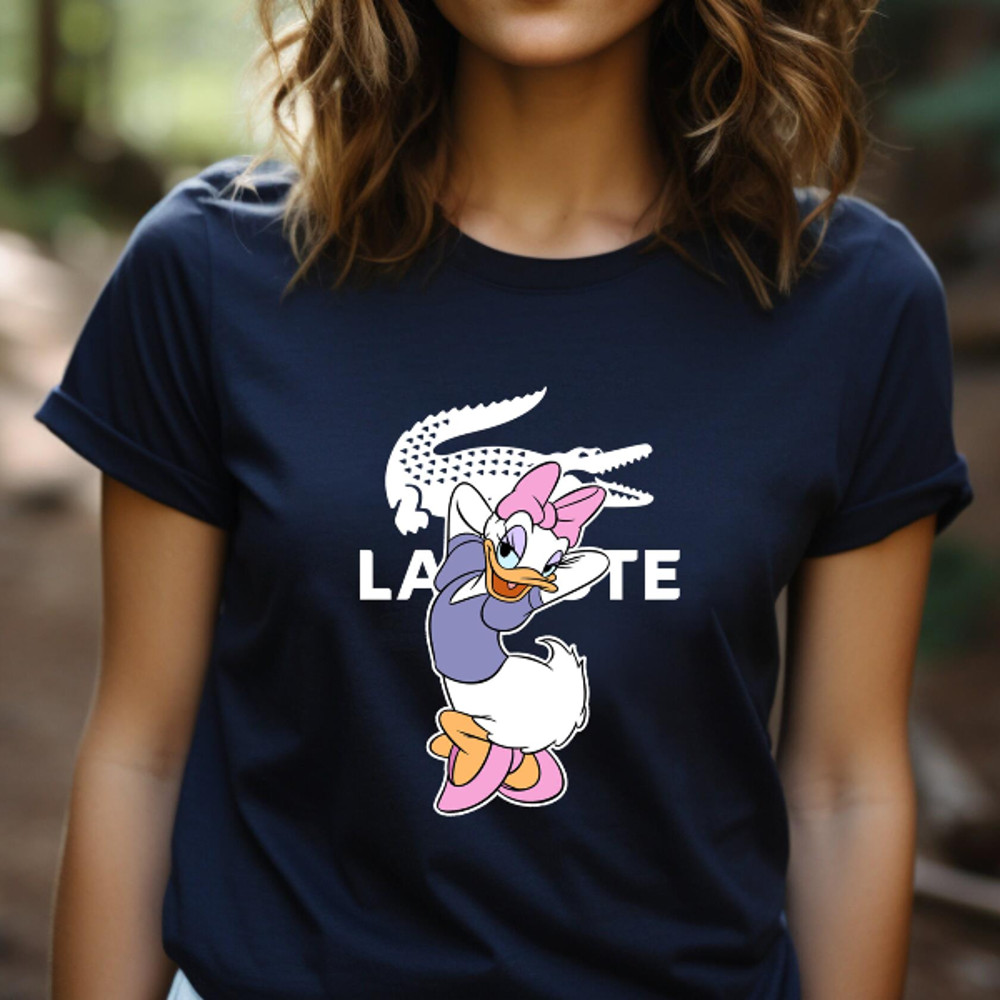 Daisy Duck Disney Lacoste Fan Gift TShirt05gnavy05gnavyjpg