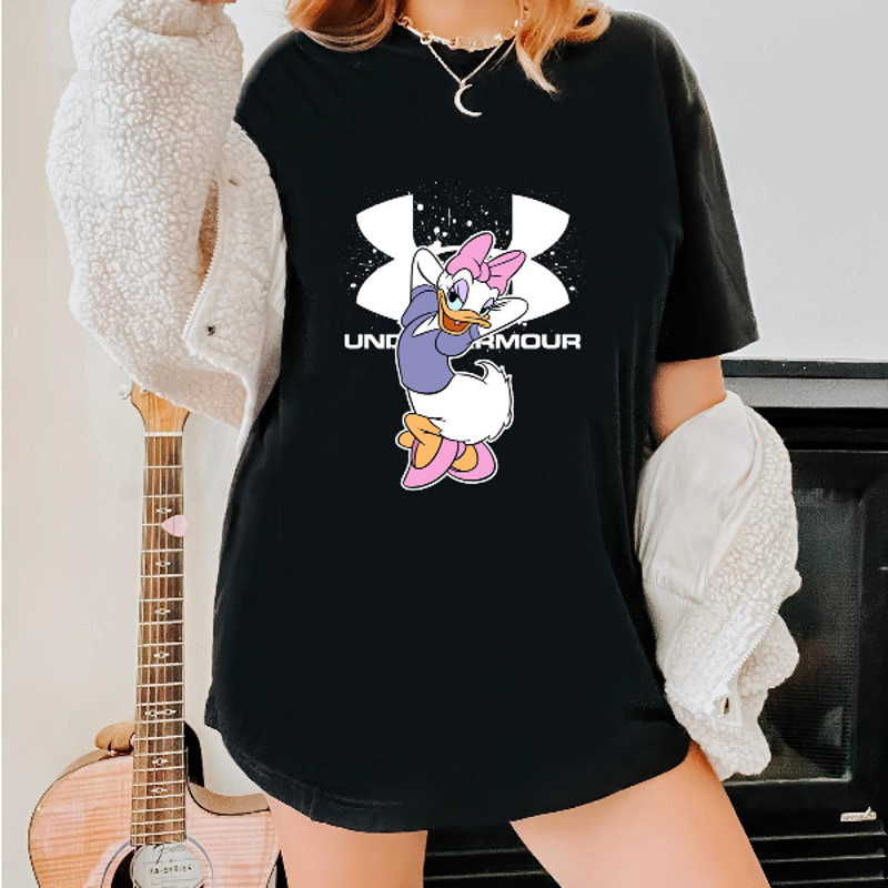 Daisy Duck Disney Under Armour Fan Gift TShirt04gblack04gblackjpg