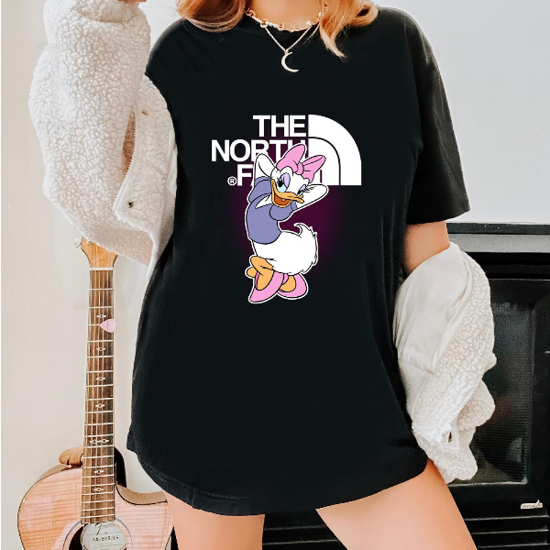 Daisy Duck Disney The North Face Fan Gift TShirt04gblack04gblackjpg