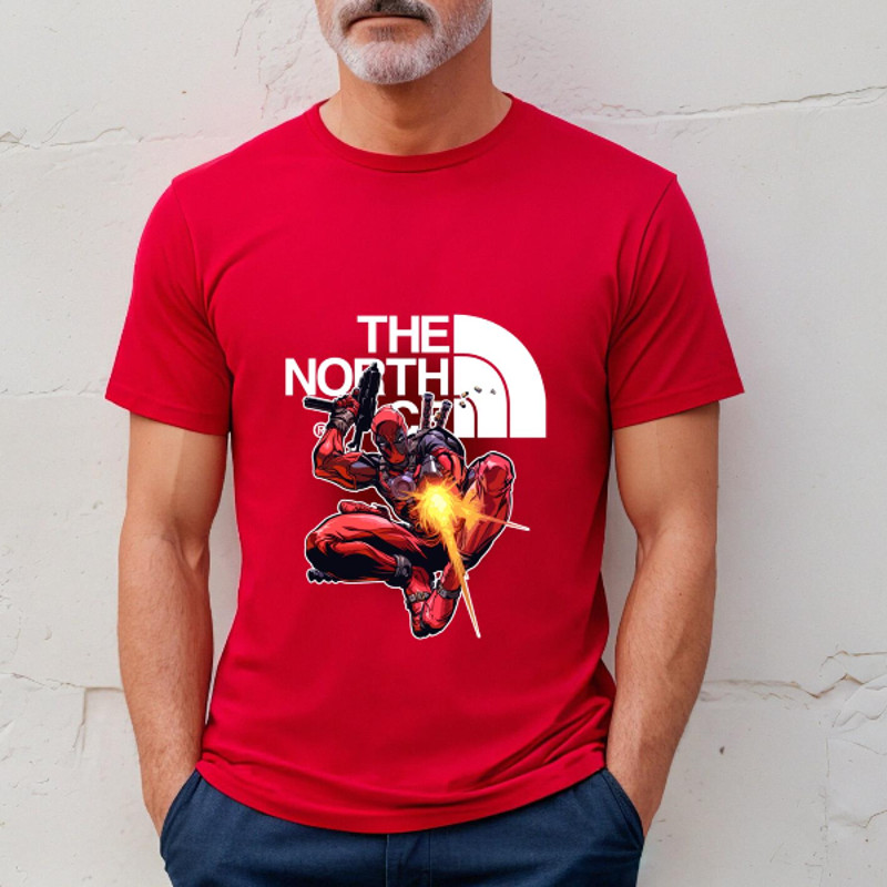 Deadpool The North Face Fan Gift TShirt03red03redjpg