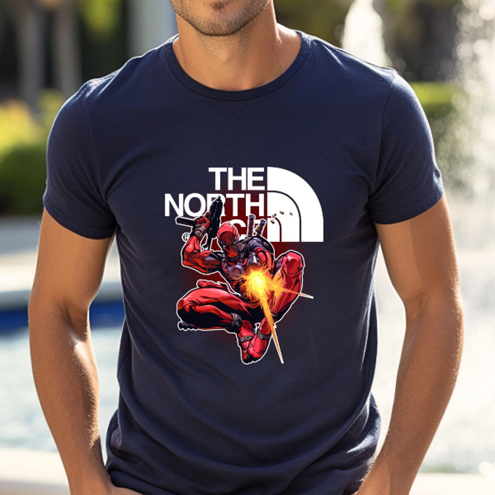 Deadpool The North Face Fan Gift TShirt02navy02navyjpg