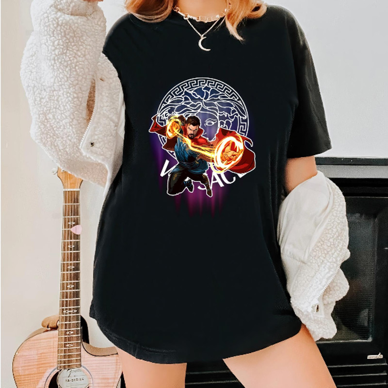 Doctor Strange Versace Fan Gift TShirt04gblack04gblackjpg