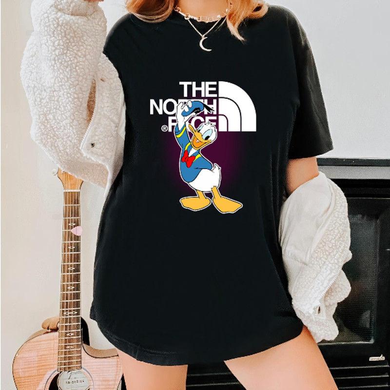 Donald Duck  Disney The North Face Fan Gift TShirt04gblack04gblackjpg