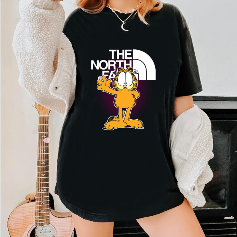 Garfield The North Face Fan Gift TShirt04gblack04gblackjpg